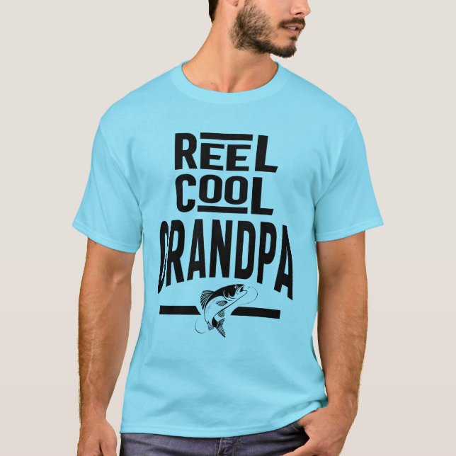 Mens Reel Cool Grandpa Gifts T-Shirt (Front)