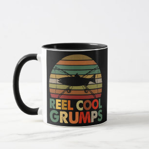 Mens Reel Cool Grumps Fishing Father's Day Gift Mug
