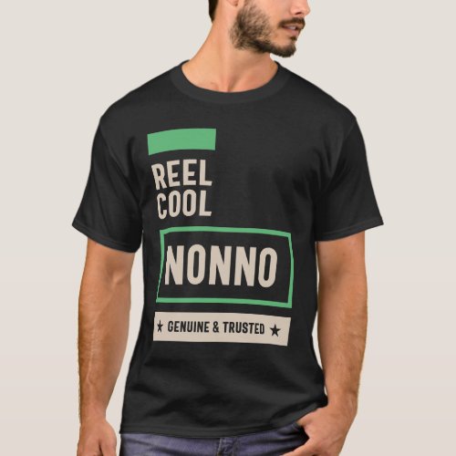 Mens Reel Cool Nonno Grandpa Gift T_Shirt