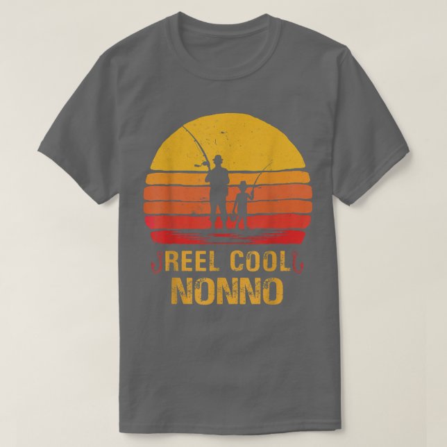 Mens Reel Cool NonnoFishing Fathers Day899  T-Shirt (Design Front)