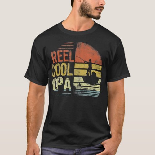 Mens Reel Cool Opa Fisherman Opa Fathers Day Fish T_Shirt