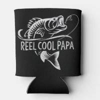 Reel Cool Papa - Father and Grandpa Gifts Can Cooler