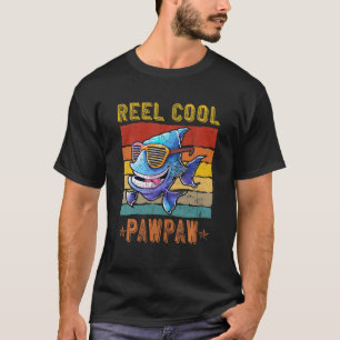 Mens Reel Cool Pawpaw Fisherman Funny Pawpaw Fathe T-Shirt