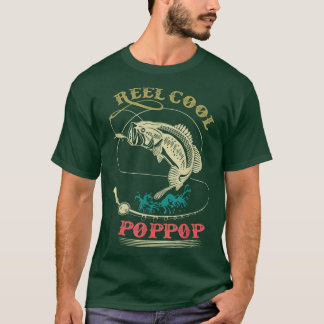 Mens Reel Cool PopPop Fishing s Funny Fisherman Fa T-Shirt