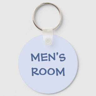 Men's restroom keychain
