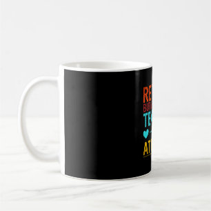Mens retired but forever a teacher at heart coffee mug