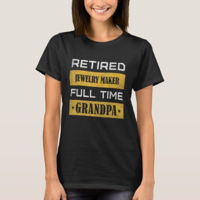 Mens Retired Civil Engineer Full Time Grandpa T-Shirt