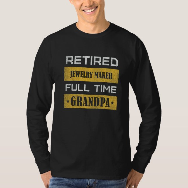 Mens Retired Civil Engineer Full Time Grandpa   T-Shirt (Front)