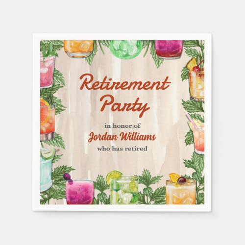 Men's Retirement Summer Backyard Cocktail Party 