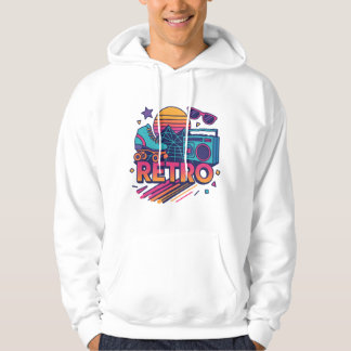 Men's Retro 80's Sleeve Sweatshirt