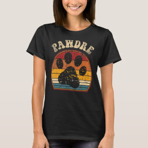 Mens Retro Dog Father Cat Dad Pawdre Pet Paw Daddy T-Shirt