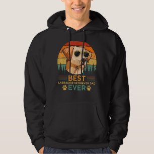 Mens Retro Style Best Labrador Retriever Dad Ever  Hoodie