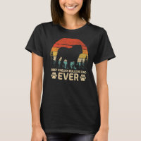 Mens Retro Vintage Best English Bulldog Dad Ever F
