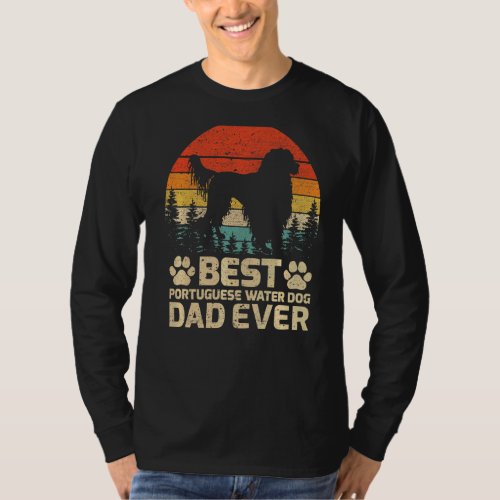 Mens Retro Vintage Best Portuguese Dad Ever Father T_Shirt