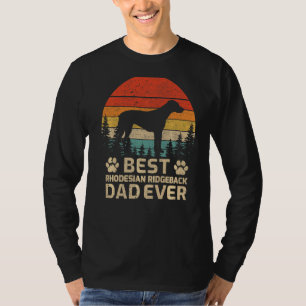 Mens Retro Vintage Best Rhodesian Ridgeback Dad Ev T-Shirt