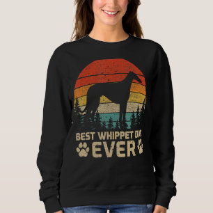 Mens Retro Vintage Best Whippet Dad Ever Father's  Sweatshirt