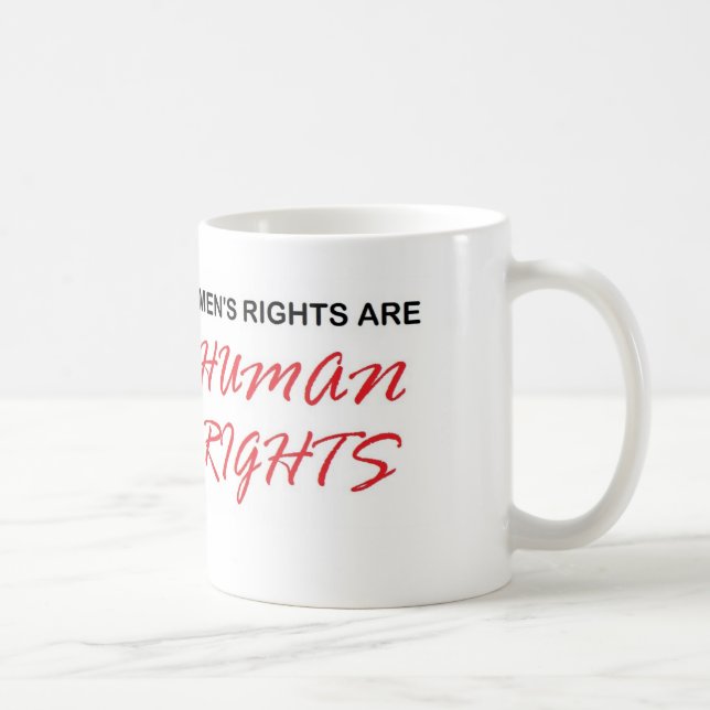 Men's Rights are Human Rights mug (Right)