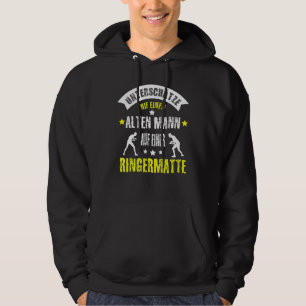 Mens Ringer Ring Motif Ring Mat Idea 1 Hoodie