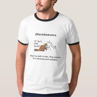 Men's Ringer T: The Majestic Werebeaver T-Shirt