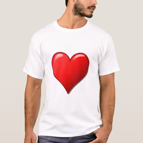 Mens Romantic Novelty LOVE AT FIRST SIGHT   T_Shir T_Shirt
