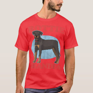 Mens Rottie Grandpa Dog Owner Rottweiler T-Shirt