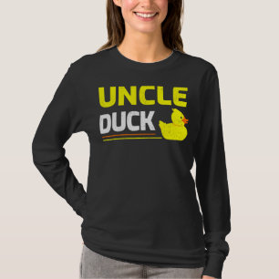 Mens  Rubber Duckling Duck  Uncle Duck Father's Da T-Shirt