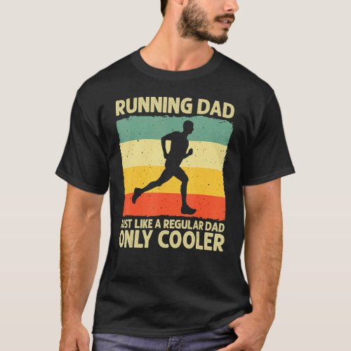 Mens  Running For Men Dad Marathon Runner Coach Ma T_Shirt