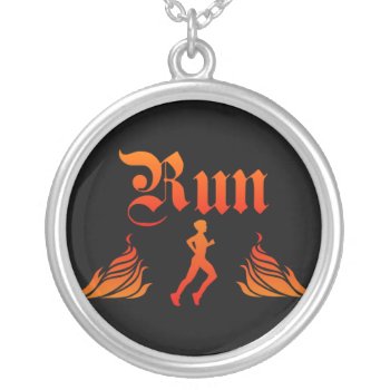 Mens Running Necklace by Baysideimages at Zazzle