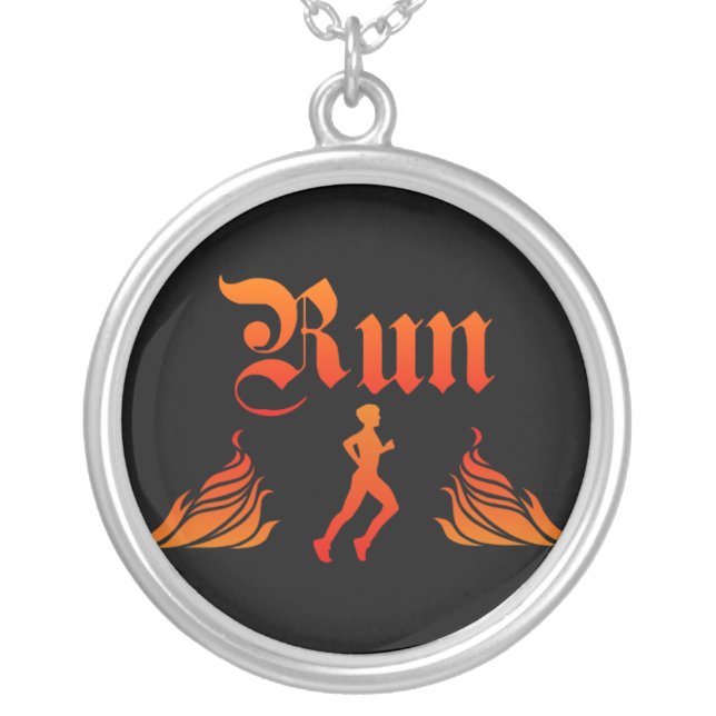 Mens Running Necklace (Front)