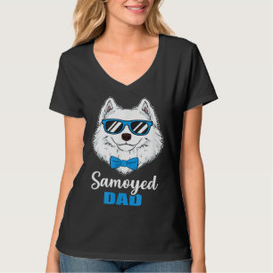 Mens Samoyed Dad Idea Proud Dog Owner T-Shirt