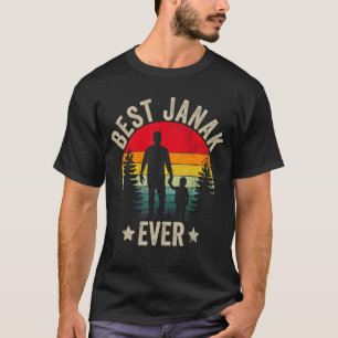 Mens Sanskrit Fathers Day Best Janak Ever India In T-Shirt