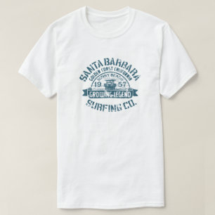 Men's Santa Barbara Surfing Co, Retro Vintage T-Shirt