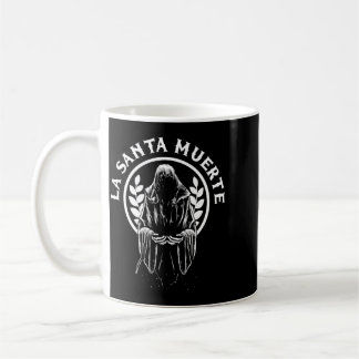Mens Santa Muerte Mexico Calavera Skeleton Skull Coffee Mug