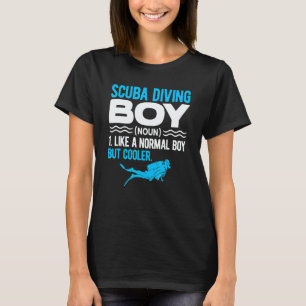 Mens Scuba Boy Noun Definition Diver Scuba Diving  T-Shirt