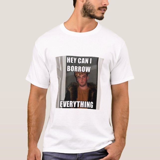Men's Scumbag Steve Meme T-Shirt (Front)