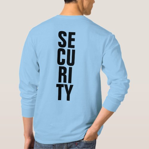 Mens Security Modern Tshirts Light Blue Template