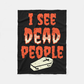 Mens See Government Agencyd People Halloween Funny Fleece Blanket