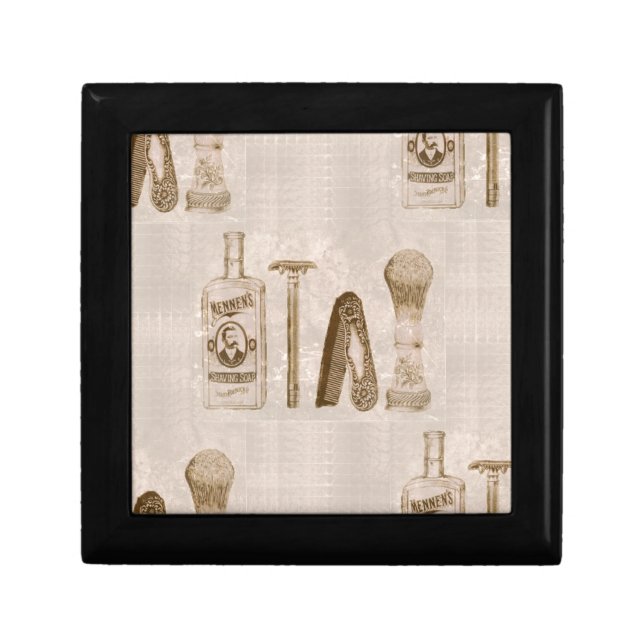 mens shaving keepsake box (Front)