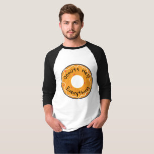 Mens Shirt Donuts Help Everything