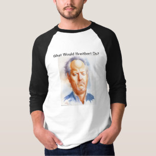 Men's shirt with great Andrew Breitbart portrait