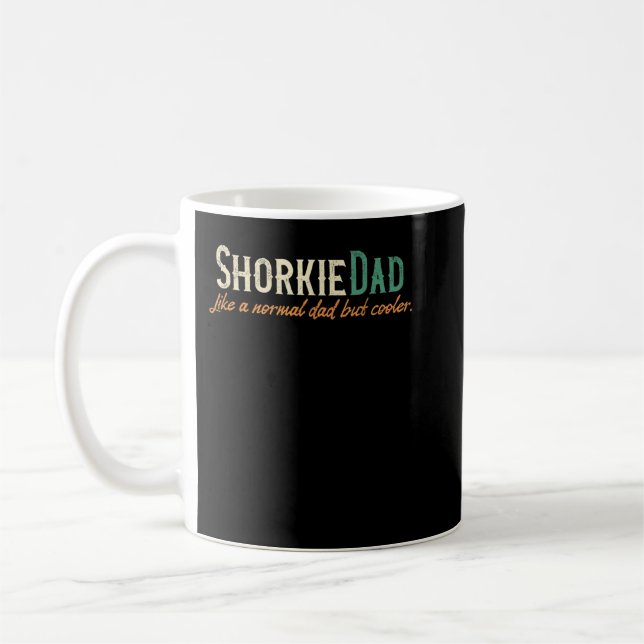 Mens Shorkie Dad Men's Father's Day Gift - Shorkie Coffee Mug (Left)