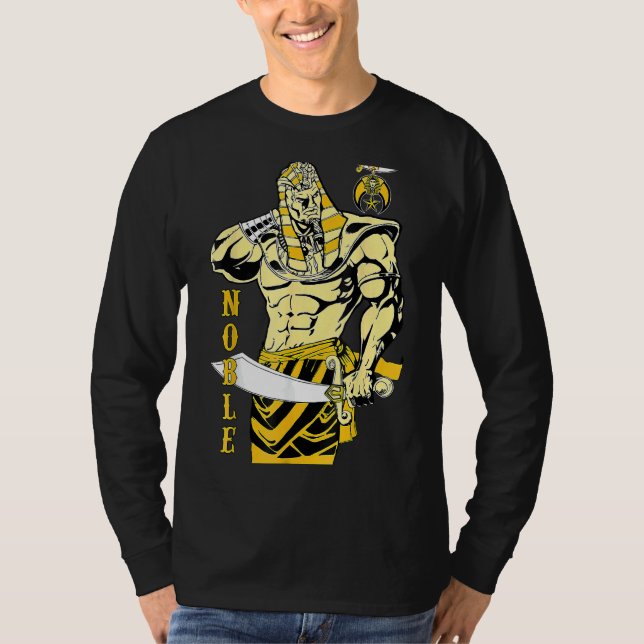 Mens Shriner Noble Pharaoh Mason Ph Shriner Aeaonm T-Shirt (Front)