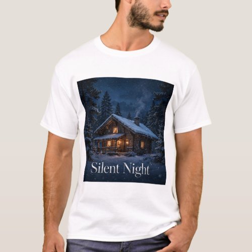 Men's Silent Night Cabin T-Shirt