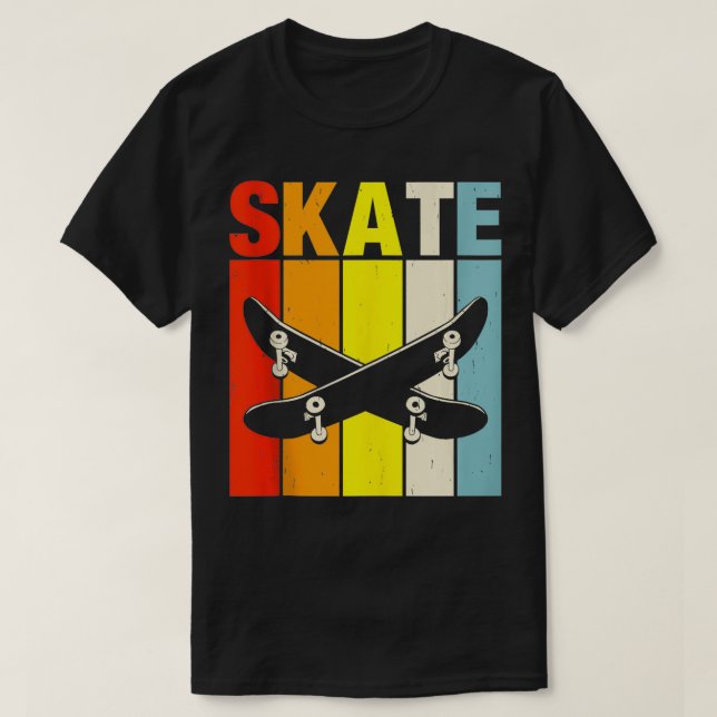 Mens Skateboarder Skateboard Lovers Skateboarding  T-Shirt (Design Front)