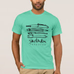 Mens Sketchkon shirt<br><div class="desc">Customize yours and wear it to the first convention for drawing, painting and creativity in Pasadena, Nov 2-4. Details at sketchkon.com</div>