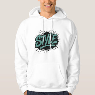 Men's Sleeve Sweatshirt Graffiti Style