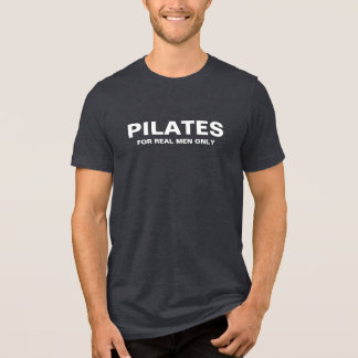 Men's Slim T-Shirt | Pilates for Real Men Only Tri-Blend Shirt