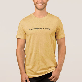 Men's Slim T-Shirt | Swimming Addict Tri-Blend Shirt