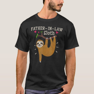 Mens Sloth Graphic Humor Zoo Animal Father In La T-Shirt