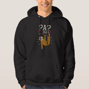 Mens Sloth Graphic Humor Zoo Animal Pap Hoodie